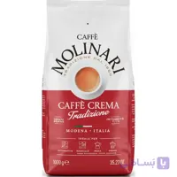 دانه قهوه مولیناری یک کیلوگرم مدل Molinari caffe crema tradizione