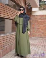 مانتو عبا کرپ الیزه مدل آنه