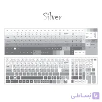 استیکر کیبورد مدل سانست رز-برچسب کیبورد آمبره ضد آب