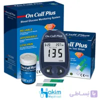 دستگاه تست قند خون On Call Plus به همراه ۵۰ عدد نوار