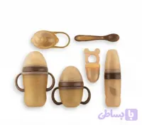 ست شیشه شیر تمام سیلیکونی 7 تکه kidilo
