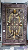 فرش ۱*۱/۵پوست طبیعی وابریشم مصنوعی کرامتیان