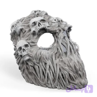 ماسک هالوین طرح گول Ghoul Face Halloween Mask