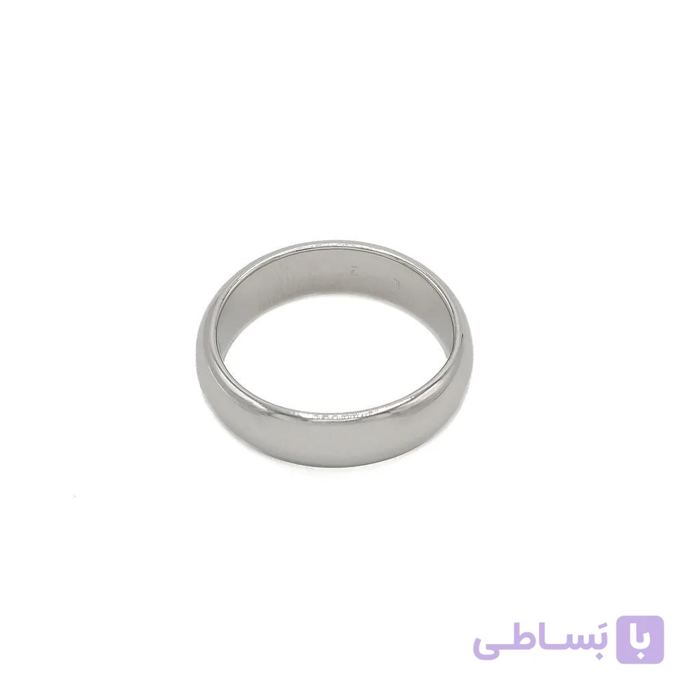 انگشتر زنانه ژوپینگ مدل رینگ ساده نقره ای