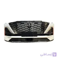 سپر جلو کامل با جلو پنجره بالا و پایین و کلیه متعلقات،رنگ شده سفید صدفی ، چانگان CS55plus( وارداتی)