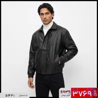 کاپشن چرم باکسی مردانه مدل430
