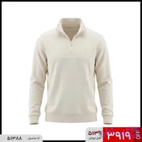 بلوز نیم زیپ مردانه شیری جدید گرم بالا ..سایز: XL، L، XXL، XXXL