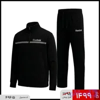 ست مردانه سویشرت و شلوار Reebok مشکی مدل 49615