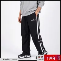 شلوار اسپرت نیم بگ مردانه مشکی