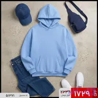 هودی اسپرت آبی روشن