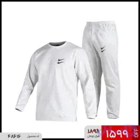 ست مردانه بلوز و شلوار Nike ساده مدل 48616