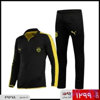 ست مردانه سویشرت و شلوار Dortmund مشکی مدل 49378