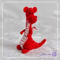عروسک دایناسور بافتنی