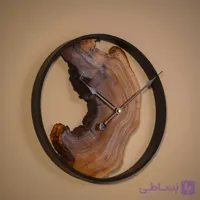 ساعت دیواری چوبی مدل سرو کد: 35C_01