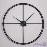 ساعت دیواری فلزی مدل روبی — طراحی شیک + قابل سفارش رنگ و سایز + موتور تایوانی/گیربکسی