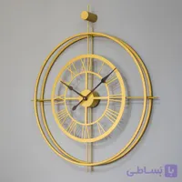 ساعت دیواری مدل سیگما — طراحی لیزری مدرن + تمام فلز + قابل سفارش رنگ و سایز