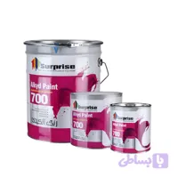 رنگ روغنی سفید نیمه براق سورپرایز کد 700 | surprisepaints alkyd paint