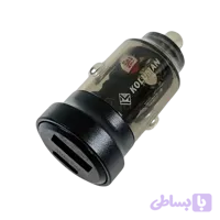 شارژر فندکی 30W دو پورت کلومن مدل K-C101