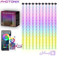 کیت نورپردازی پرده فوتونیکس مدل PX-LPX-01 موزیکال با تکنولوژی Tuya همراه با اپلیکیشن موبایل و ریموت کنترل
