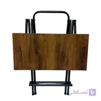 میز تاشو سفری مدل چوب MDF کتابی سایز 60