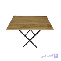 میز تاشو سفری مدل چوب MDF قابل تنظیم