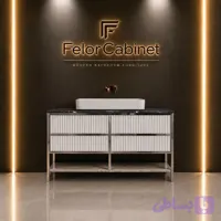 کابینت روشویی مدل 1013 | ترکیبی از ظرافت، دوام و لاکچری