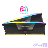 رم Corsair Vengeance RGB DDR5 32GB Dual 5200MHz CL40 - Black