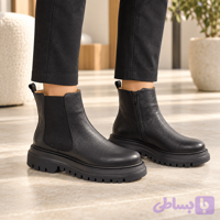 بوت چرم زنانه کد 703 | چرم طبیعی تبریز با لژ طبی