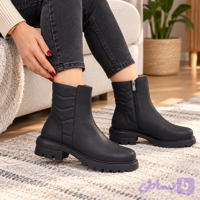 بوت چرم زنانه کد 711