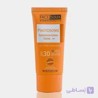 کرم ضد آفتاب رنگی پوست خشک فتوزوم فیس دوکس Face Doux Photosome Tinted Sunscreen Cream 40ml