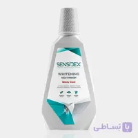 محلول دهانشویه سفید کننده سنسیدکس Sensidex Whitening Mouthwash Minty Cool 420ml