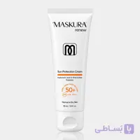 کرم ضد آفتاب پوست نرمال تا خشک ماسکورا Maskura renew Sun Protection Cream For Normal to Dry Skin 50ml