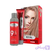 کیت رنگ مو بلوند شکلاتی روشن رویال کد 9.53