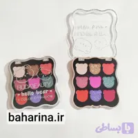 پالت سایه 9 رنگ فانتزی طرح خرس هدی بیوتی (HUDABEAUTY Hello Bear)