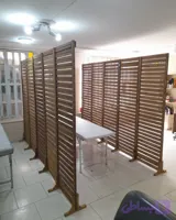 پارتیشن چوبی فاصله دار 50 در 180 سانت