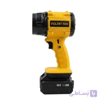 جت فن شارژی Violent مدل F018 توربو باتری بزرگ | ۱۱۰۰۰۰ دور در دقیقه، دمنده پر قدرت، شارژ Type C