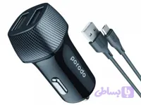 شارژر فندکی پرودو مدل PD-34CCV2M-BK با قدرت 17وات فست شارژ