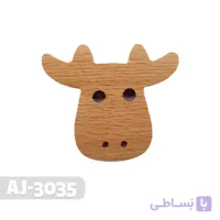 دستگیره چوبی کمد طرح حیوانات کد AJ-3035