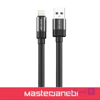 کابل سیلیکونی گرین لاین GNSLCCTLBK Green Lion Liquid Silicone Cable USB to Lightning 1m