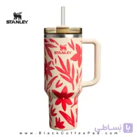 تراول ماگ استنلی Stanley Quencher H2.0 FlowState™ Resort Floral گنجایش 1.18 لیتر