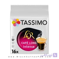 کپسول تاسیمو لور اینتنس لانگ بسته 16 عددی — قهوه غلیظ با عصاره‌گیری هوشمند