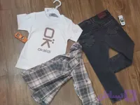 ست لباس نوزادی پسرانه Okaidi