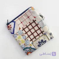 کیف آرایشی کوچک مدل آبی آرام