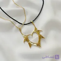 گردنبند ست مگنتی بال اژدها طرح قلب