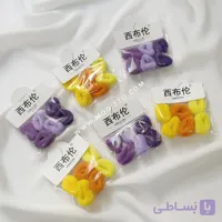 مینی کش مو حوله ای بسته ۶ عددی