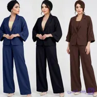 کت شلوار زنانه مازراتی کجراه پاییزه نایس