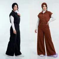 وست و شلوار کبریتی پاییزه سارا