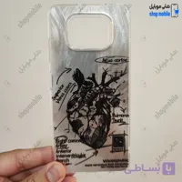 قاب گوشی شیائومی پوکو X3 / X3 پرو / X3 NFC (کاور IMD براش طرح آناتومی قلب Silver)