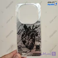 قاب گوشی شیائومی ردمی نوت 13 پرو 4G (کاور IMD براش طرح آناتومی قلب Silver)