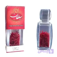 زعفران سرگل صادراتی سلطان اعلا یک گرمی ظرف کریستالی